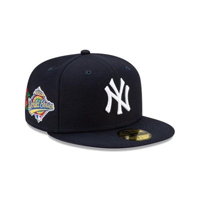 New York Yankees Gorra | New Era MLB State Flower 59fifty Fitted Cap Mexico - Azules